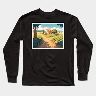 Farmhouse - Postcard Series Long Sleeve T-Shirt